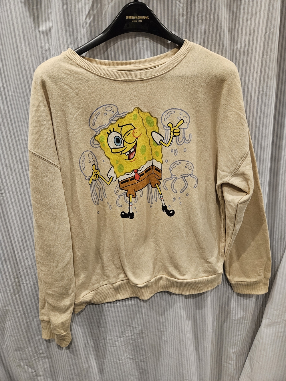 Nickelodeon Beige SpongeBob Crewneck Sweater - Picture 2 of 5